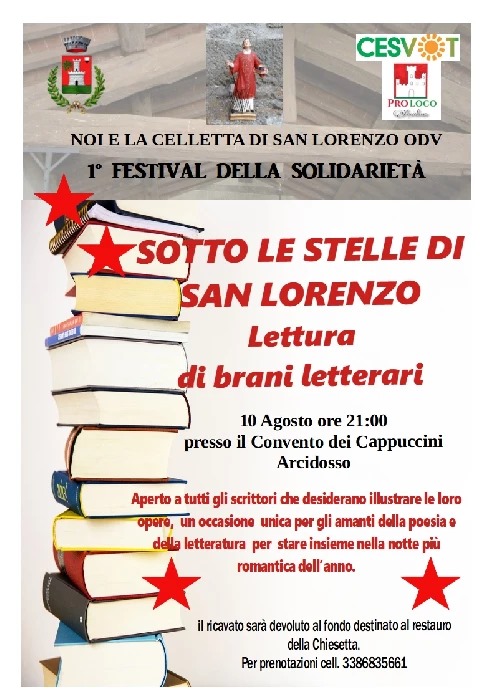 Poesie e brani sotto le stelle